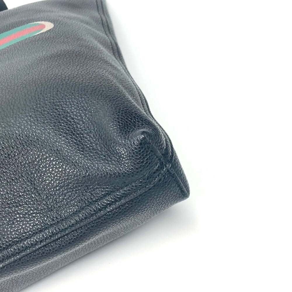 GUCCI Authentic Black Leather Shoulder Bag - Picture 6 of 12